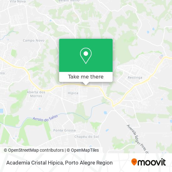 Academia Cristal Hipica map