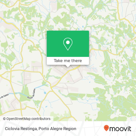 Ciclovia Restinga map