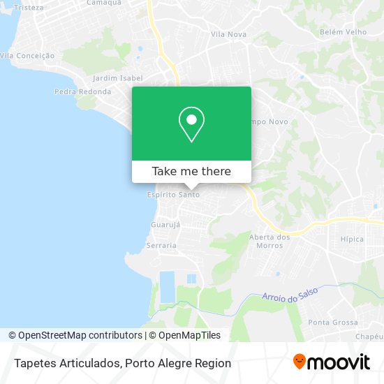 jamón Marinero código Cómo llegar a Tapetes Articulados en Porto Alegre en Autobús o Ferry?