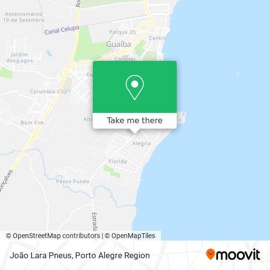 João Lara Pneus map