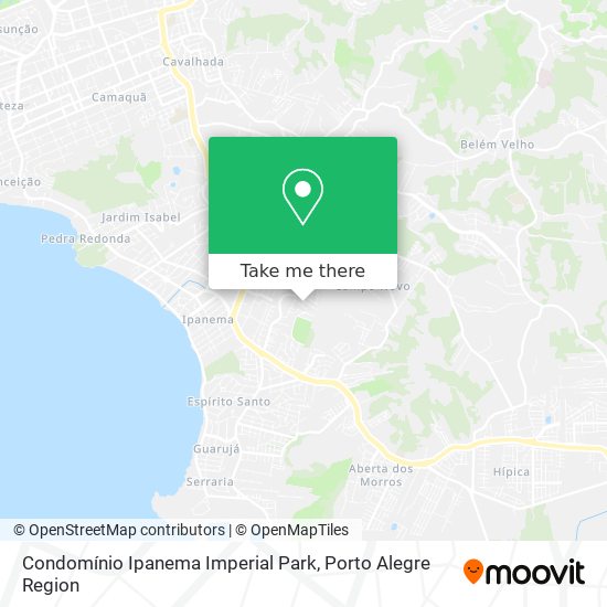 Mapa Condomínio Ipanema Imperial Park