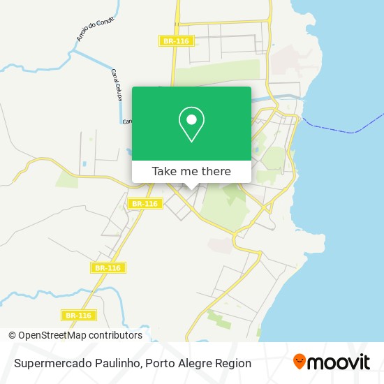 Mapa Supermercado Paulinho
