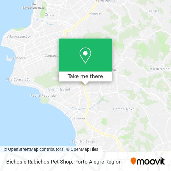 Bichos e Rabichos Pet Shop map