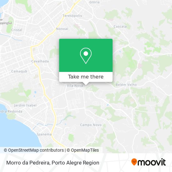 Mapa Morro da Pedreira