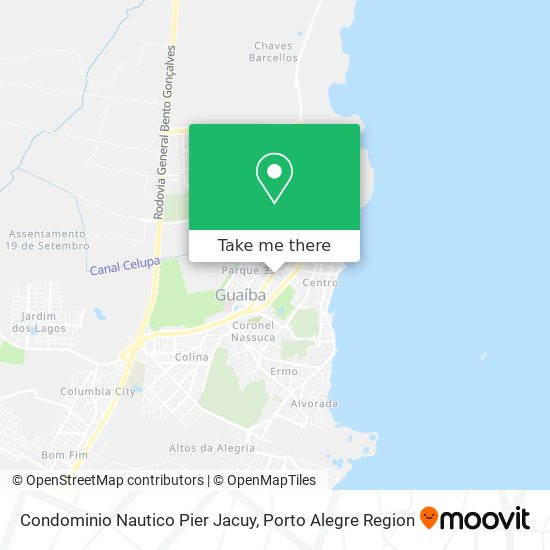 Mapa Condominio Nautico Pier Jacuy