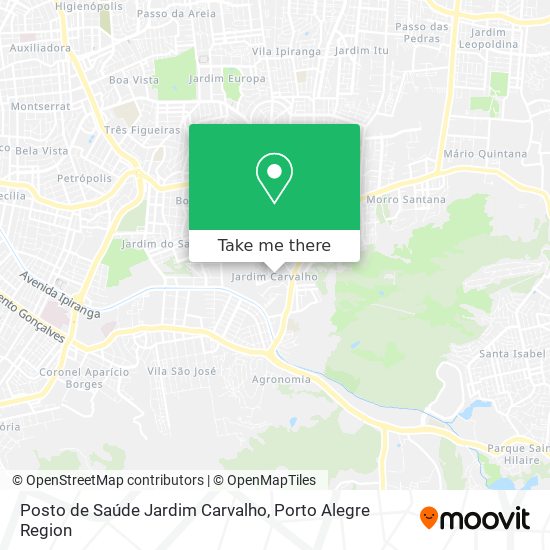 Posto de Saúde Jardim Carvalho map