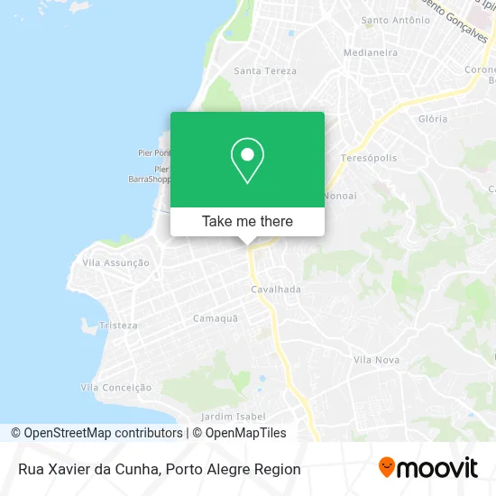 Rua Xavier da Cunha map