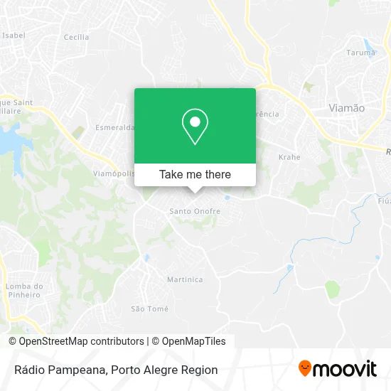 Rádio Pampeana map