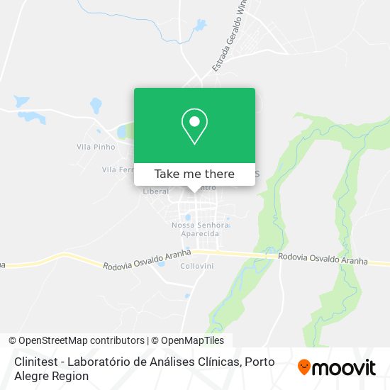 Clinitest - Laboratório de Análises Clínicas map