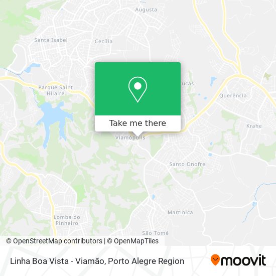 Linha Boa Vista - Viamão map