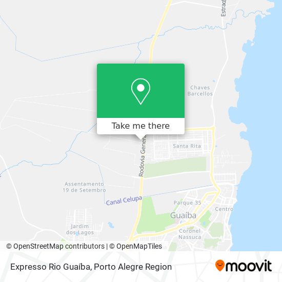 Expresso Rio Guaíba map