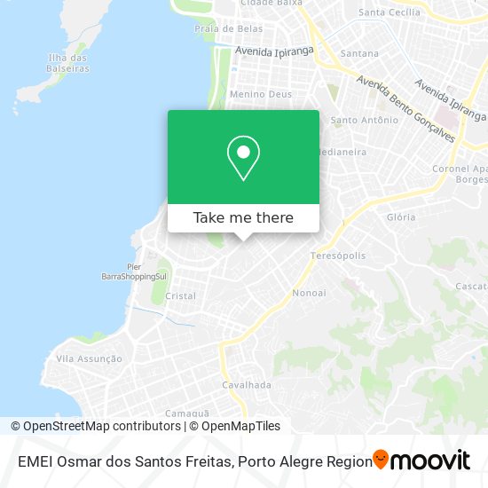 Mapa EMEI Osmar dos Santos Freitas
