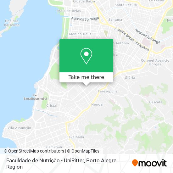 Faculdade de Nutrição - UniRitter map