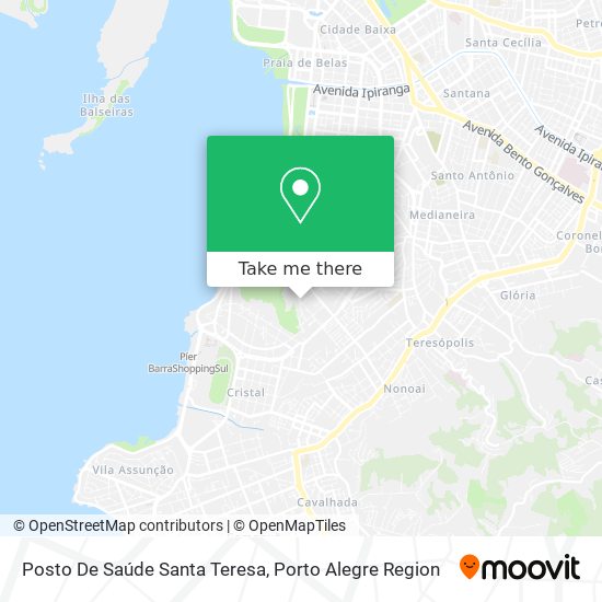 Posto De Saúde Santa Teresa map