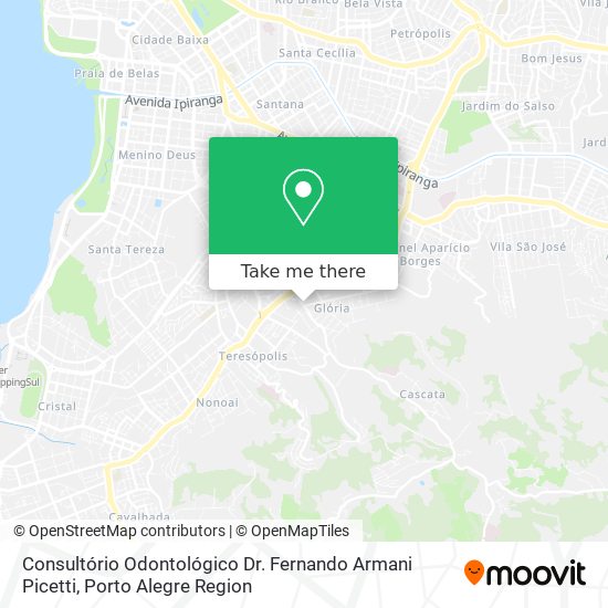 Consultório Odontológico Dr. Fernando Armani Picetti map