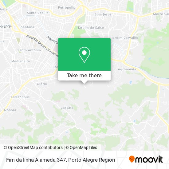 Fim da linha Alameda 347 map