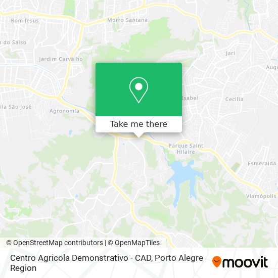 Centro Agricola Demonstrativo - CAD map