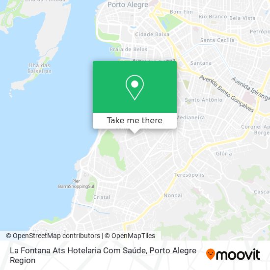 La Fontana Ats Hotelaria Com Saúde map