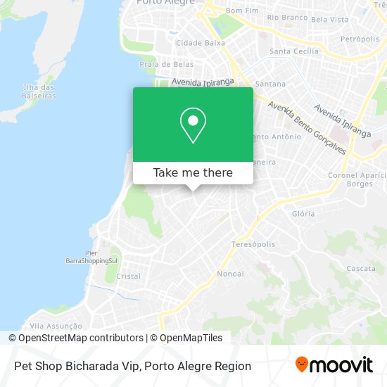 Pet Shop Bicharada Vip map