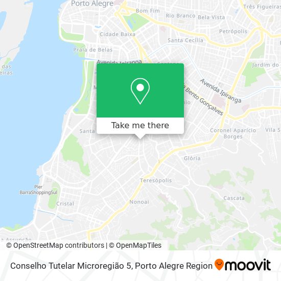 Conselho Tutelar Microregião 5 map