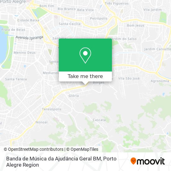 Banda de Música da Ajudância Geral BM map
