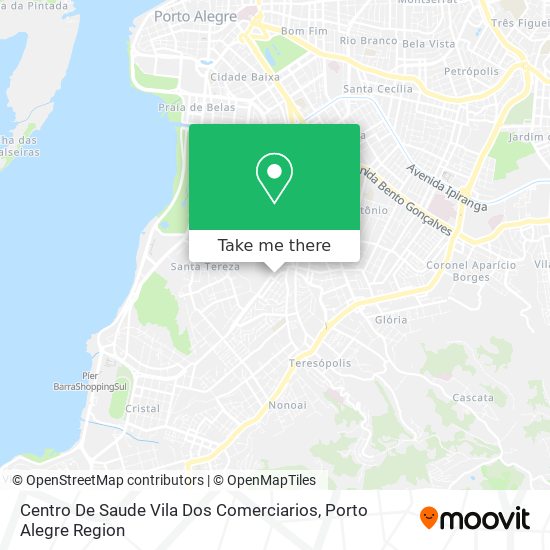 Centro De Saude Vila Dos Comerciarios map