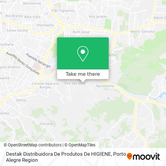 Mapa Destak Distribuidora De Produtos De HIGIENE