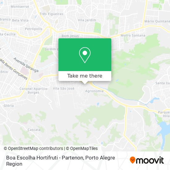 Boa Escolha Hortifruti - Partenon map