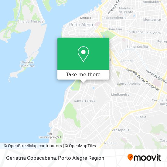 Mapa Geriatria Copacabana