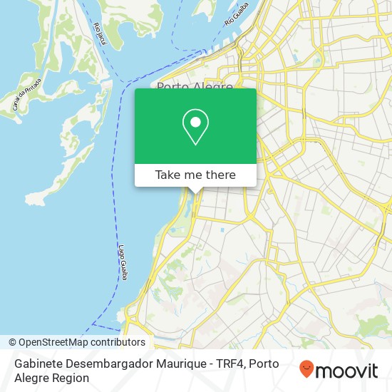Mapa Gabinete Desembargador Maurique - TRF4