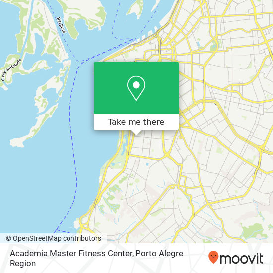 Mapa Academia Master Fitness Center