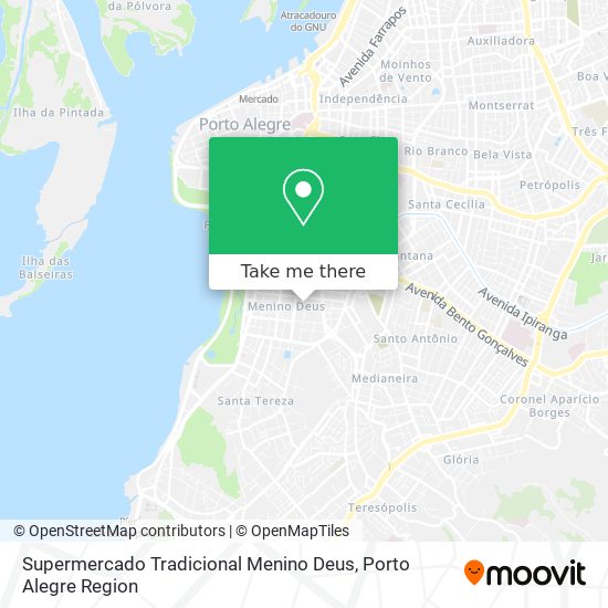 Supermercado Tradicional Menino Deus map