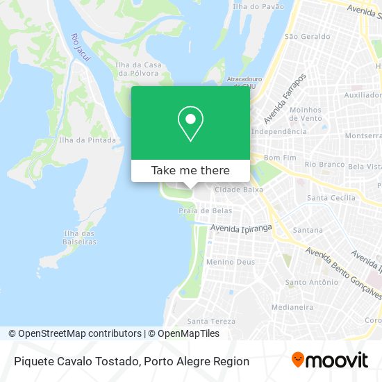 Piquete Cavalo Tostado map