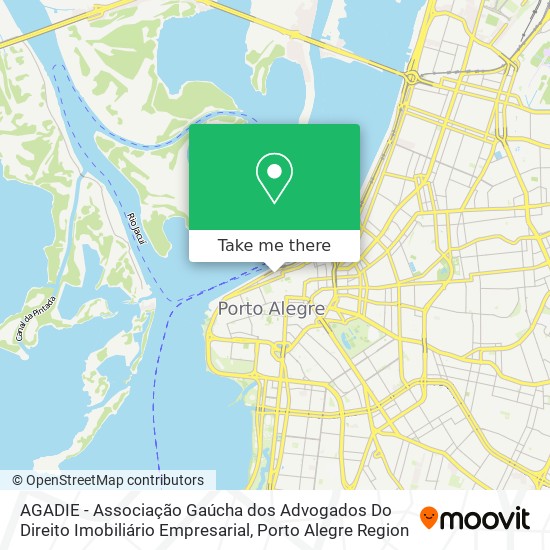 Mapa AGADIE - Associação Gaúcha dos Advogados Do Direito Imobiliário Empresarial