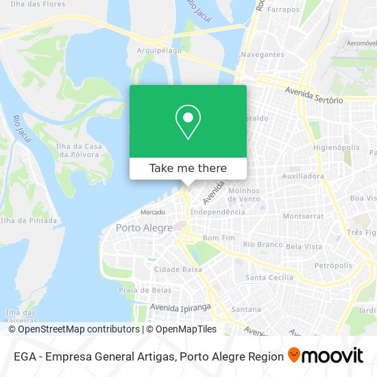Mapa EGA - Empresa General Artigas