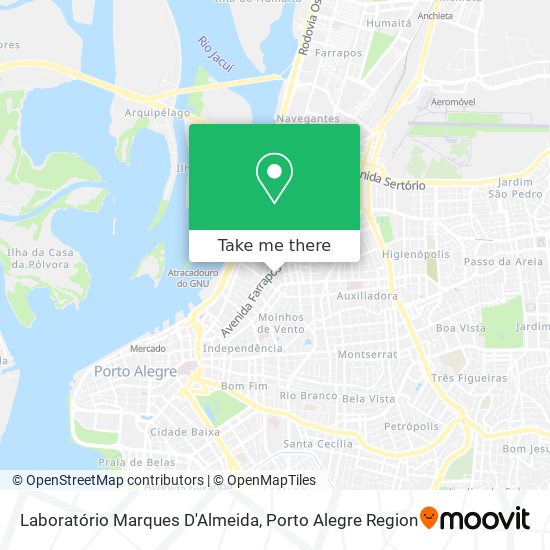 Laboratório Marques D'Almeida map