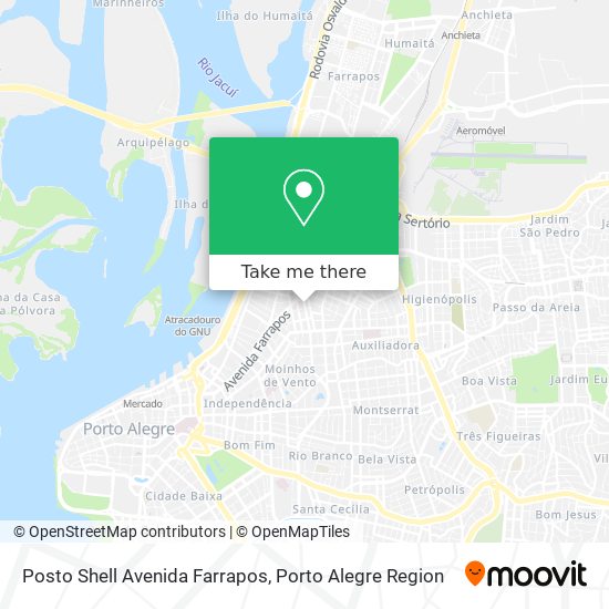 Posto Shell Avenida Farrapos map