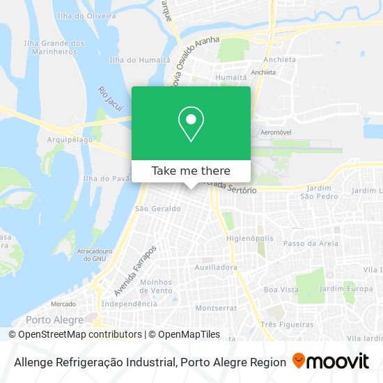 Allenge Refrigeração Industrial map