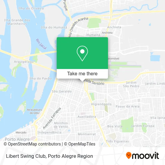 Libert Swing Club map