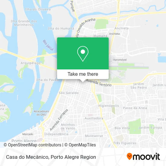 Casa do Mecânico map