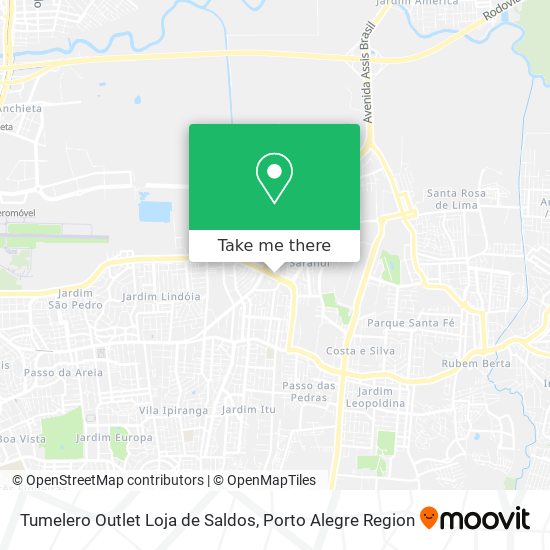 Tumelero Outlet Loja de Saldos map