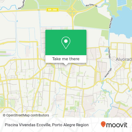 Mapa Piscina Vivendas Ecoville