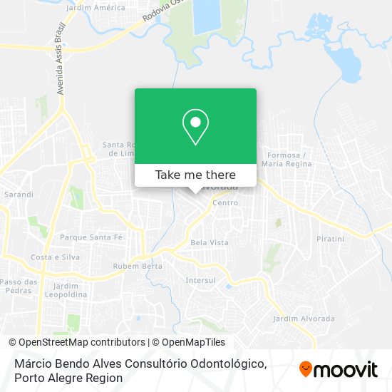 Márcio Bendo Alves Consultório Odontológico map