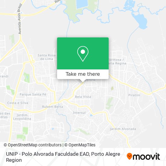 UNIP - Polo Alvorada Faculdade EAD map