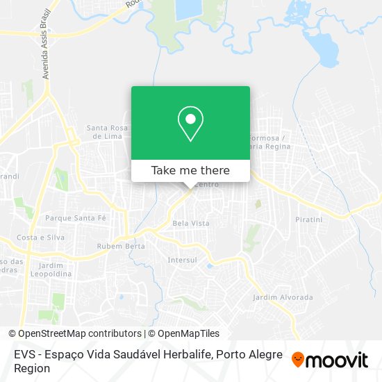 EVS - Espaço Vida Saudável Herbalife map