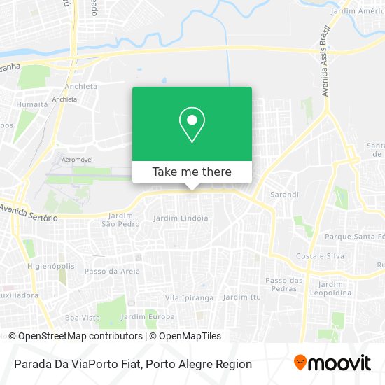 Parada Da ViaPorto Fiat map