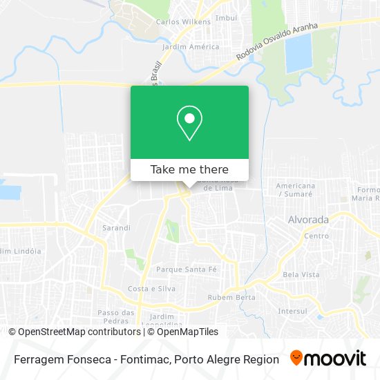 Ferragem Fonseca - Fontimac map