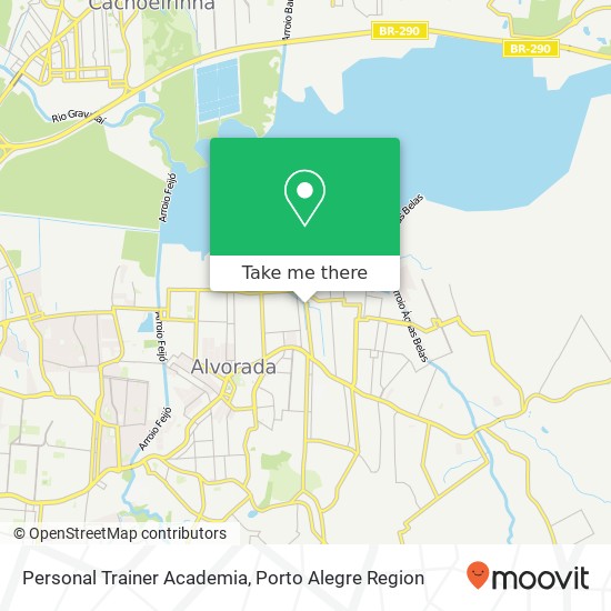 Mapa Personal Trainer Academia