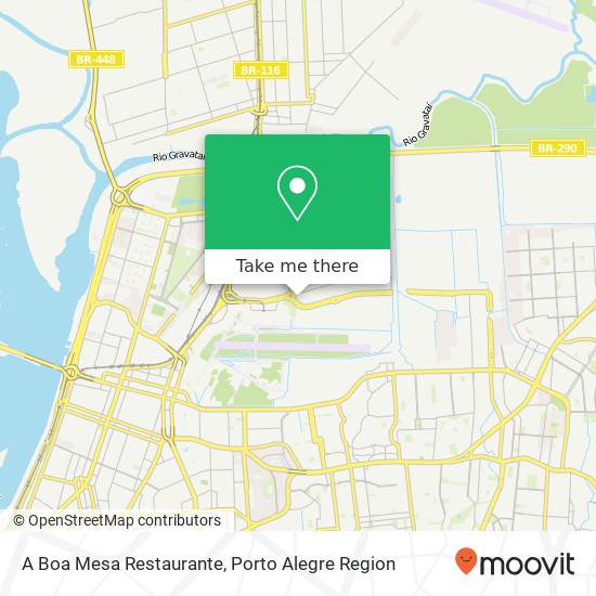 Mapa A Boa Mesa Restaurante