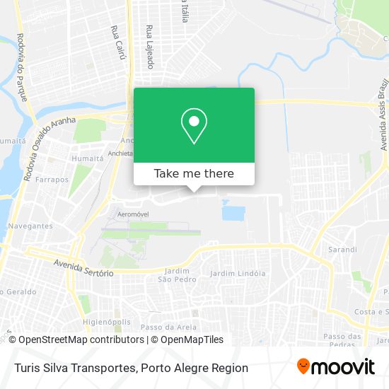 Turis Silva Transportes map